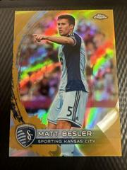 Matt Besler [Red Refractor] #34 Soccer Cards 2014 Topps Chrome MLS Prices
