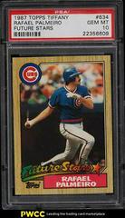 Rafael Palmeiro [Future Stars] #634 Baseball Cards 1987 Topps Tiffany Prices