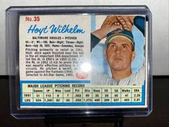 Hoyt Wilhelm [Hand Cut] #35 Baseball Cards 1962 Post Cereal Prices