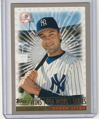 Derek Jeter [Home Team Advantage M. M. 1996 W. S.] #478 Baseball Cards 2000 Topps Prices