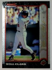 Will Clark #257 Baseball Cards 1999 Bowman Chrome Gold Prices