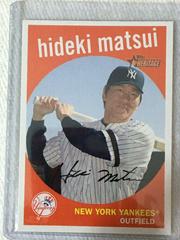 Hideki Matsui [Black Back] Baseball Cards 2008 Topps Heritage Prices