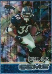 Terrell Davis [Gold Refractor] #198 Football Cards 2000 Topps Finest Prices