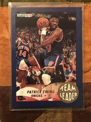 Patrick Ewing Basketball Cards 1992 Fleer Team Leaders Prices