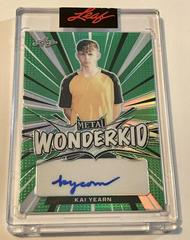 Kai Yearn Soccer Cards 2022 Leaf Metal Wonderkid Autographs Prices