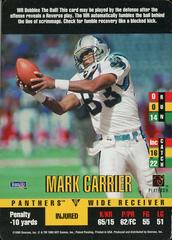 Mark Carrier Football Cards 1995 Panini Donruss Red Zone Prices