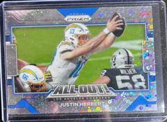 Justin Herbert [No Huddle Prizm] #7 Football Cards 2021 Panini Prizm All Out Prices