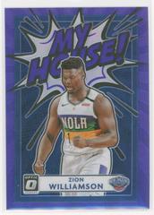 Zion Williamson [Purple] #18 Basketball Cards 2020 Panini Donruss Optic My House Prices