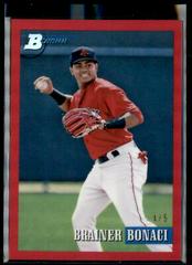 Brainer Bonaci [Chrome Prospect Red] Baseball Cards 2021 Bowman Heritage Prices