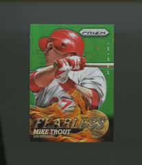 Mike Trout [Green Prizm] #F4 Baseball Cards 2013 Panini Prizm Fearless Prices