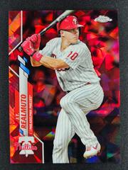 J.T. Realmuto [Red Refractor] Baseball Cards 2020 Topps Chrome Sapphire Prices