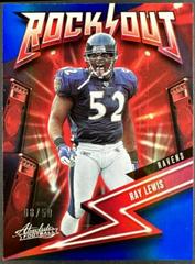 Ray Lewis [Spectrum Blue] #16 Football Cards 2023 Panini Absolute Rock Out Prices
