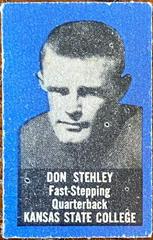 Don Stehley Football Cards 1950 Topps Felt Backs Prices