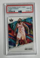 James Harden [Ruby] #1 Basketball Cards 2019 Panini Court Kings Prices