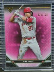 Mike Trout [Tourmaline] #1 Baseball Cards 2021 Topps Triple Threads Prices