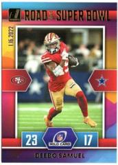 Deebo Samuel Football Cards 2022 Panini Donruss Road to the Super Bowl Wild Card Prices