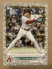 Alek Thomas [Metallic] #HW14 Baseball Cards 2022 Topps Holiday Prices
