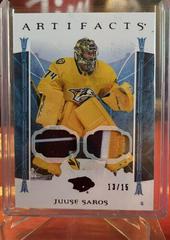 Juuse Saros [Spectrum Jungle] Hockey Cards 2022 Upper Deck Artifacts Prices