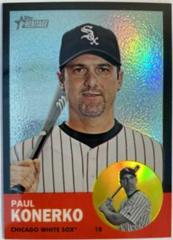 Paul Konerko [Black Refractor] #HP14 Baseball Cards 2012 Topps Heritage Chrome Prices