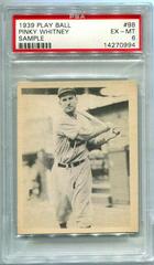 Pinky Whitney [Sample] #98 Baseball Cards 1939 Play Ball Prices