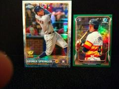 George Springer [Refractor] Baseball Cards 2014 Bowman Chrome Mini Prices