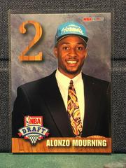 Alonzo Mourning #B Basketball Cards 1992 Hoops Draft Redemption Prices