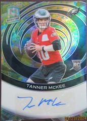 Tanner McKee #20 Football Cards 2023 Panini Spectra Rookie Autograph Neon Splatter Prices