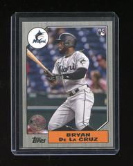 Bryan De La Cruz [Black] #87TB-42 Baseball Cards 2022 Topps 1987 Series 2 Prices