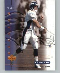 Brian Griese #30 Football Cards 2001 Upper Deck Ovation Prices