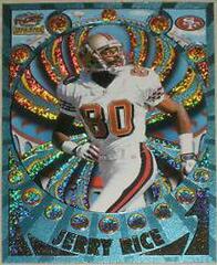 Jerry Rice [Platinum Blue] #129 Football Cards 1997 Pacific Revolution Prices