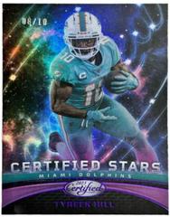 Tyreek Hill [Purple] #CS-15 Football Cards 2023 Panini Certified Stars Prices