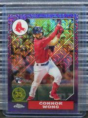 Connor Wong [Purple] #T87C-12 Baseball Cards 2022 Topps Silver Pack 1987 Chrome Prices