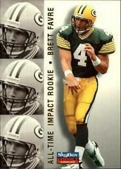 Brett Favre #81 Football Cards 1996 Skybox Impact Rookies Prices