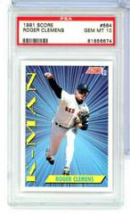 Roger Clemens Baseball Cards 1991 Score Prices