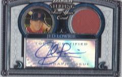 Jed Lowrie [Autograph Relic] #BS-JL Baseball Cards 2005 Bowman Sterling Prices