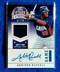 Addison Russell #3 Baseball Cards 2015 Panini USA Stars & Stripes Prices