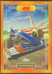 United States [Orange] #ADGPC-US Racing Cards 2022 Topps Chrome Formula 1 Art du Grand Prix Prices