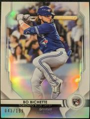 Bo Bichette [Blue Refractor] #BSR-56 Baseball Cards 2020 Bowman Sterling Prices