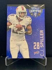 C.J. Spiller [Mirror Platinum Blue] #10 Football Cards 2014 Panini Totally Certified Prices