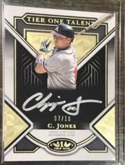 Chipper Jones [Silver Ink] #T1TA-CJ Baseball Cards 2023 Topps Tier One Talent Autographs Prices