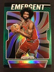 Coby White [Green Prizm] Basketball Cards 2019 Panini Prizm Emergent Prices