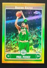 Paul Pierce [Gold Refractor] Basketball Cards 2006 Topps Chrome Prices