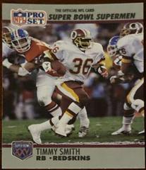 Timmy Smith Football Cards 1990 Pro Set Super Bowl 160 Prices