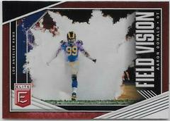 Aaron Donald [Red] Football Cards 2019 Donruss Elite Field Vision Prices