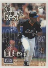 Rickey Henderson Baseball Cards 2000 Topps Limited Edition Prices