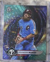 Brandon Marsh [Aqua Ice Foil] #4 Baseball Cards 2022 Bowman Platinum Prices