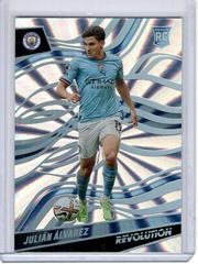 Julian Alvarez [Sunburst] #286 Soccer Cards 2022 Panini Revolution Premier League Prices