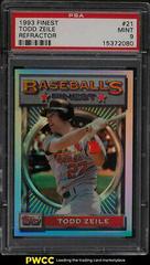 Todd Zeile [Refractor] #21 Baseball Cards 1993 Finest Prices
