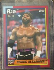 Cedric Alexander [Red] #7 Wrestling Cards 2021 Topps Heritage WWE Prices