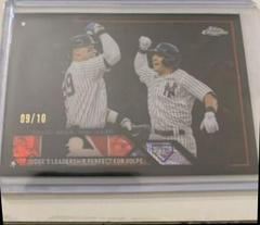 Anthony Volpe, Aaron Judge [Black] #USCS269 Baseball Cards 2023 Topps Chrome Update Sapphire Prices